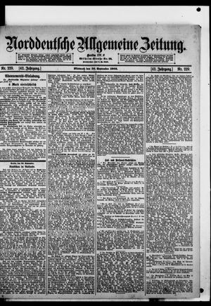 Norddeutsche allgemeine Zeitung vom 30.09.1903
