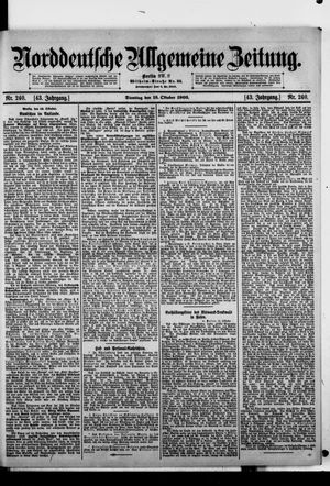 Norddeutsche allgemeine Zeitung vom 13.10.1903