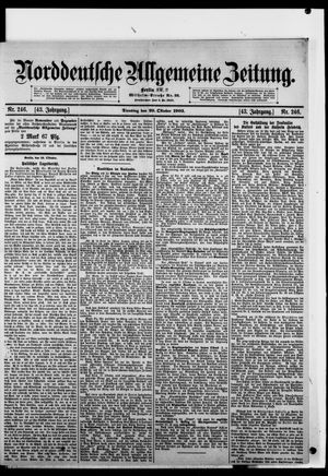 Norddeutsche allgemeine Zeitung vom 20.10.1903