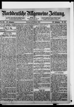 Norddeutsche allgemeine Zeitung vom 27.10.1903