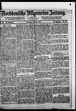 Norddeutsche allgemeine Zeitung vom 03.11.1903