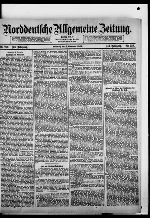 Norddeutsche allgemeine Zeitung vom 04.11.1903