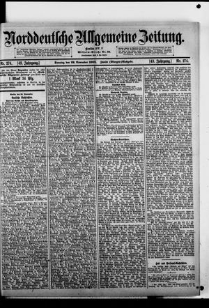 Norddeutsche allgemeine Zeitung on Nov 22, 1903