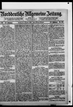 Norddeutsche allgemeine Zeitung vom 06.12.1903
