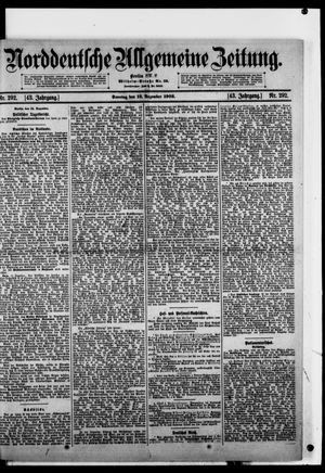 Norddeutsche allgemeine Zeitung vom 13.12.1903