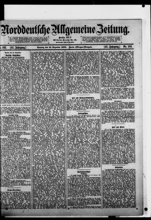 Norddeutsche allgemeine Zeitung vom 13.12.1903