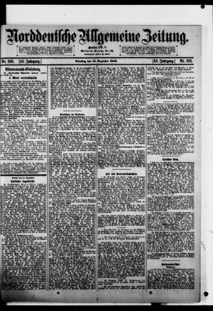 Norddeutsche allgemeine Zeitung vom 15.12.1903