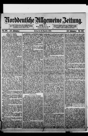 Norddeutsche allgemeine Zeitung vom 18.12.1903