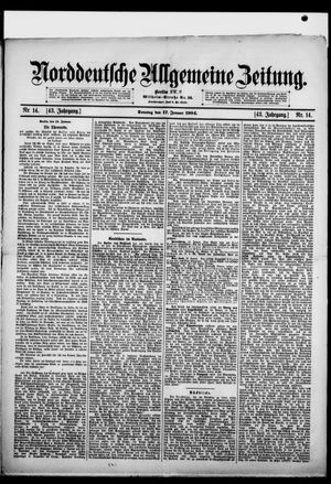 Norddeutsche allgemeine Zeitung vom 17.01.1904