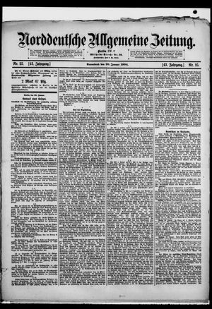 Norddeutsche allgemeine Zeitung vom 30.01.1904