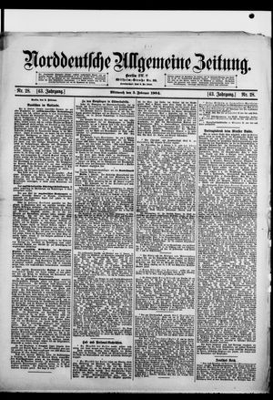 Norddeutsche allgemeine Zeitung vom 03.02.1904