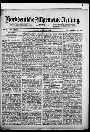 Norddeutsche allgemeine Zeitung vom 04.02.1904