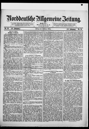 Norddeutsche allgemeine Zeitung vom 05.02.1904