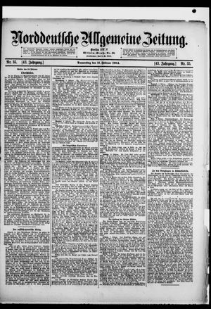 Norddeutsche allgemeine Zeitung on Feb 11, 1904