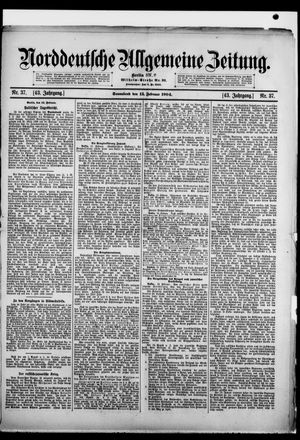 Norddeutsche allgemeine Zeitung vom 13.02.1904