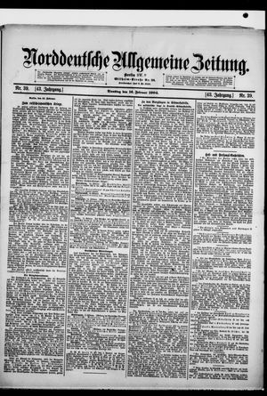 Norddeutsche allgemeine Zeitung vom 16.02.1904