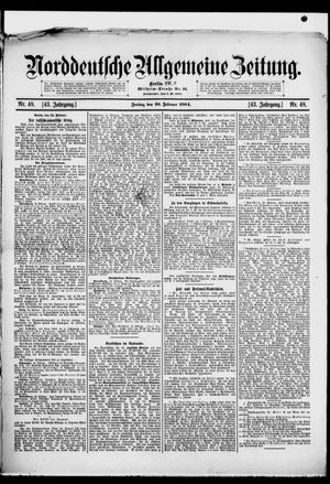 Norddeutsche allgemeine Zeitung vom 26.02.1904