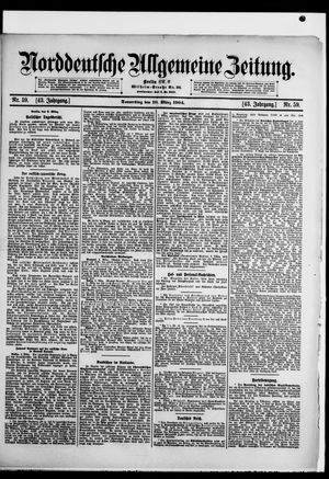 Norddeutsche allgemeine Zeitung vom 10.03.1904