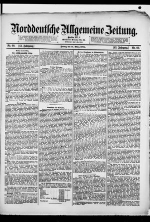 Norddeutsche allgemeine Zeitung vom 11.03.1904