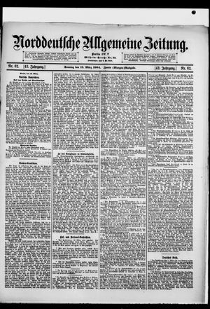 Norddeutsche allgemeine Zeitung vom 13.03.1904