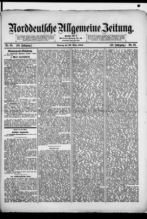 Norddeutsche allgemeine Zeitung on Mar 20, 1904