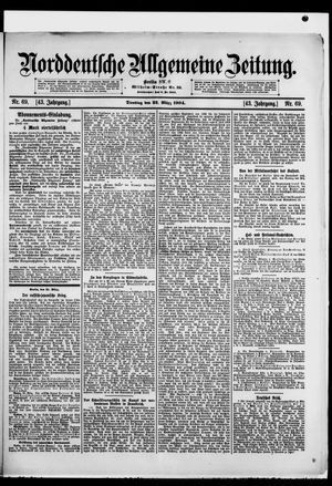 Norddeutsche allgemeine Zeitung vom 22.03.1904