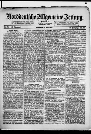 Norddeutsche allgemeine Zeitung vom 30.03.1904