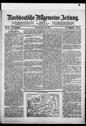 Norddeutsche allgemeine Zeitung vom 07.04.1904