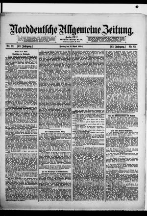 Norddeutsche allgemeine Zeitung vom 08.04.1904