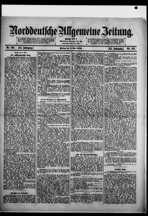 Norddeutsche allgemeine Zeitung vom 06.05.1904