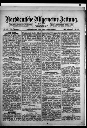 Norddeutsche allgemeine Zeitung on May 15, 1904