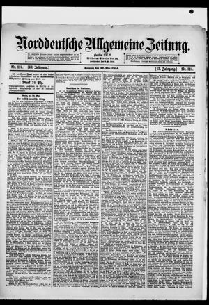 Norddeutsche allgemeine Zeitung vom 29.05.1904