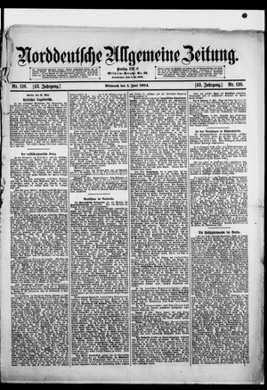 Norddeutsche allgemeine Zeitung vom 01.06.1904