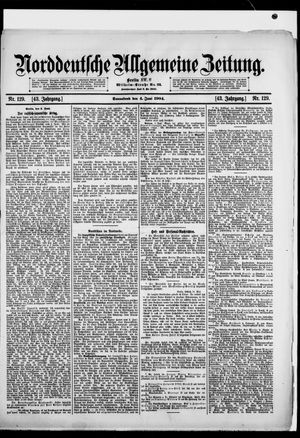 Norddeutsche allgemeine Zeitung vom 04.06.1904