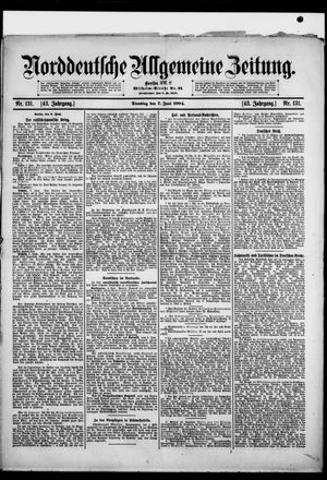 Norddeutsche allgemeine Zeitung vom 07.06.1904