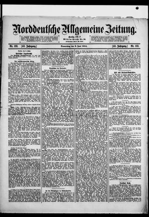 Norddeutsche allgemeine Zeitung vom 09.06.1904
