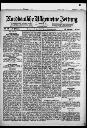 Norddeutsche allgemeine Zeitung vom 12.06.1904