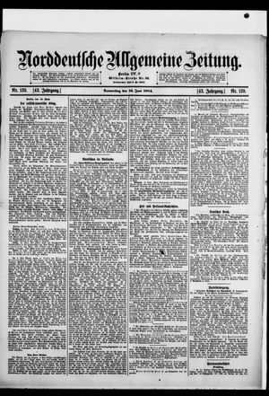 Norddeutsche allgemeine Zeitung vom 16.06.1904