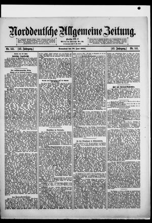 Norddeutsche allgemeine Zeitung vom 18.06.1904