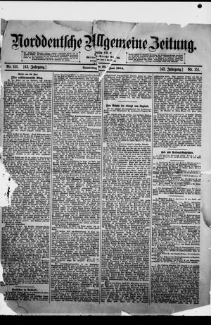 Norddeutsche allgemeine Zeitung vom 30.06.1904