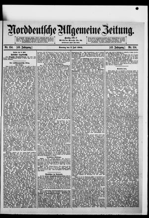Norddeutsche allgemeine Zeitung vom 03.07.1904