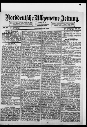 Norddeutsche allgemeine Zeitung vom 10.07.1904