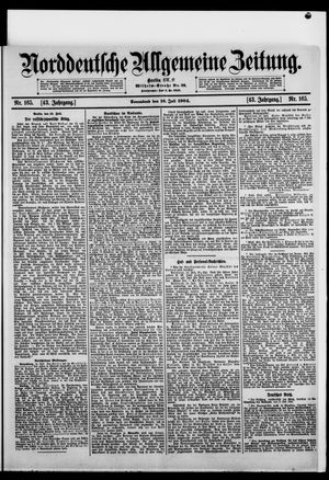 Norddeutsche allgemeine Zeitung vom 16.07.1904