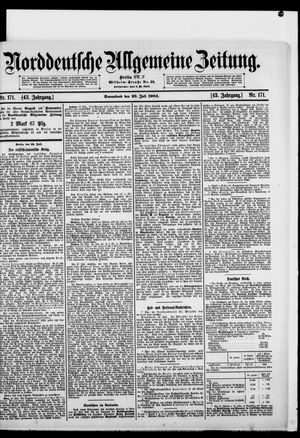 Norddeutsche allgemeine Zeitung vom 23.07.1904