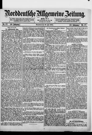 Norddeutsche allgemeine Zeitung vom 30.07.1904