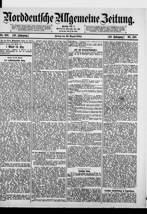 Norddeutsche allgemeine Zeitung vom 26.08.1904