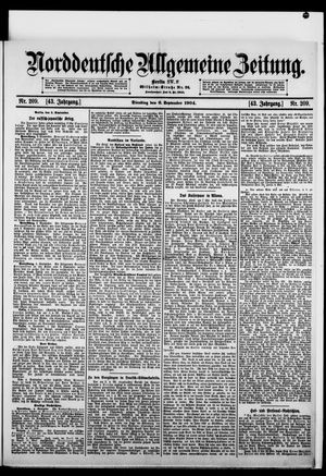 Norddeutsche allgemeine Zeitung vom 06.09.1904