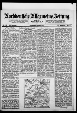 Norddeutsche allgemeine Zeitung vom 09.09.1904