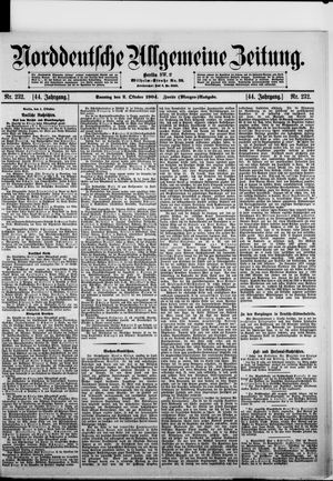 Norddeutsche allgemeine Zeitung vom 02.10.1904