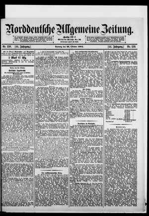 Norddeutsche allgemeine Zeitung vom 23.10.1904